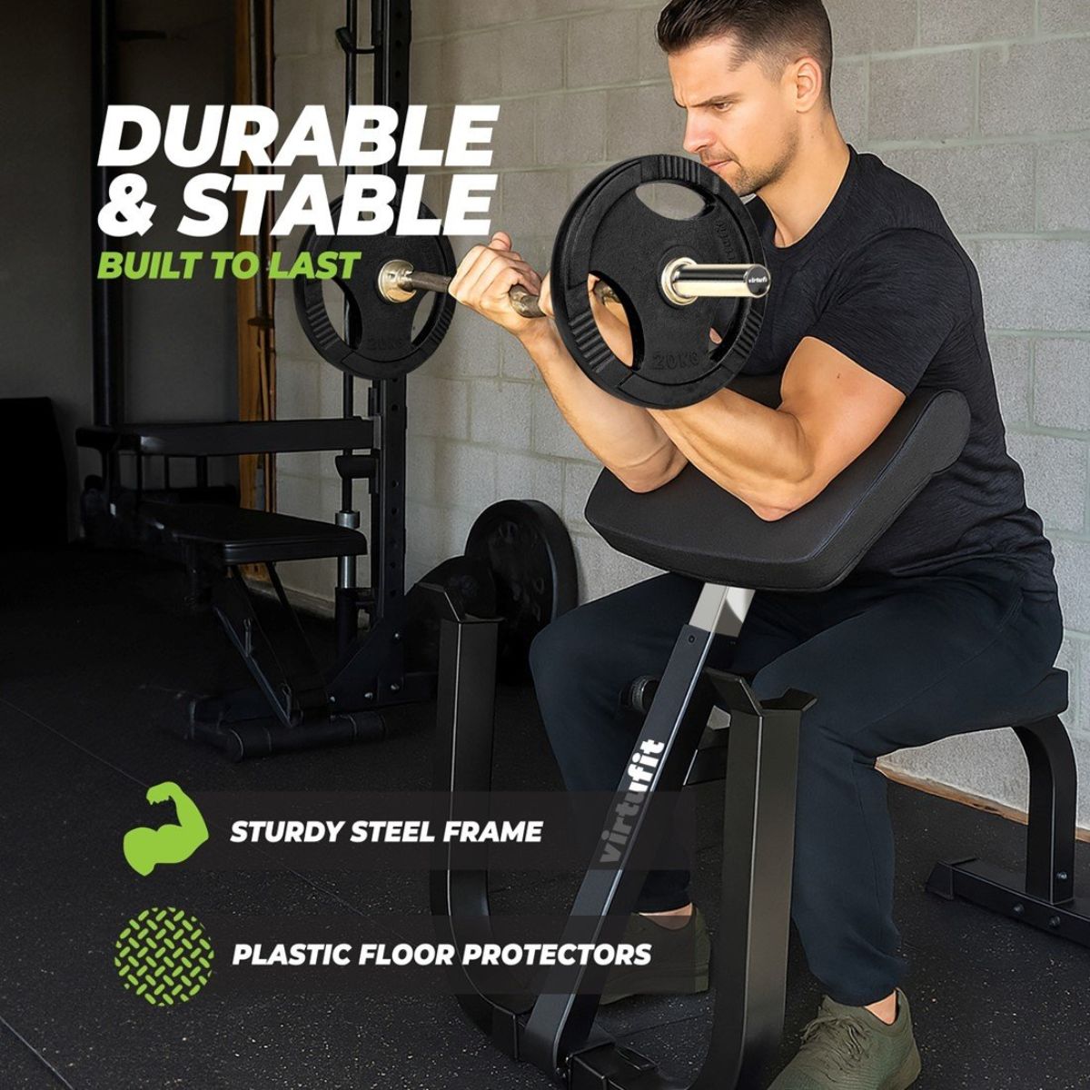 VirtuiFit Preacher Curl Bench