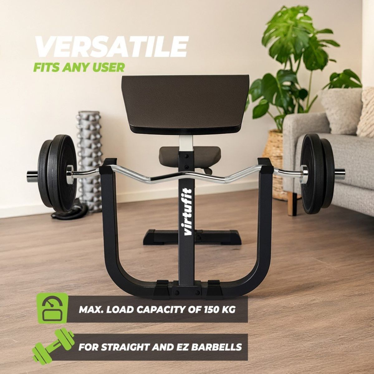 VirtuiFit Preacher Curl Bench