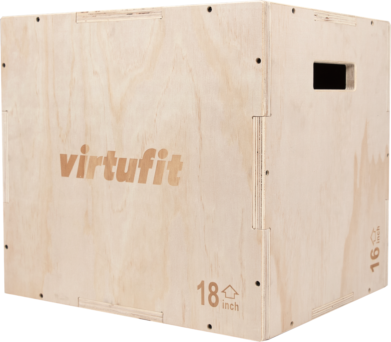 VirtuFit Wooden Plyo Box 3-in-1 40 x 45 x 50 cm