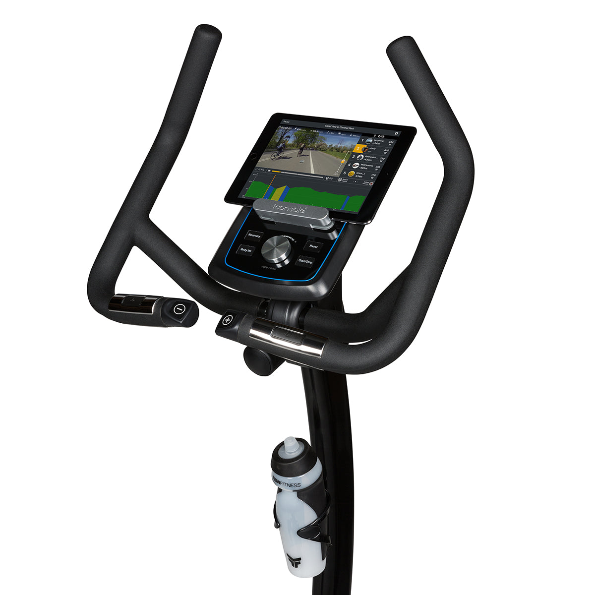 Flow Fitness B2i computer with ipad 3 - Kinomap