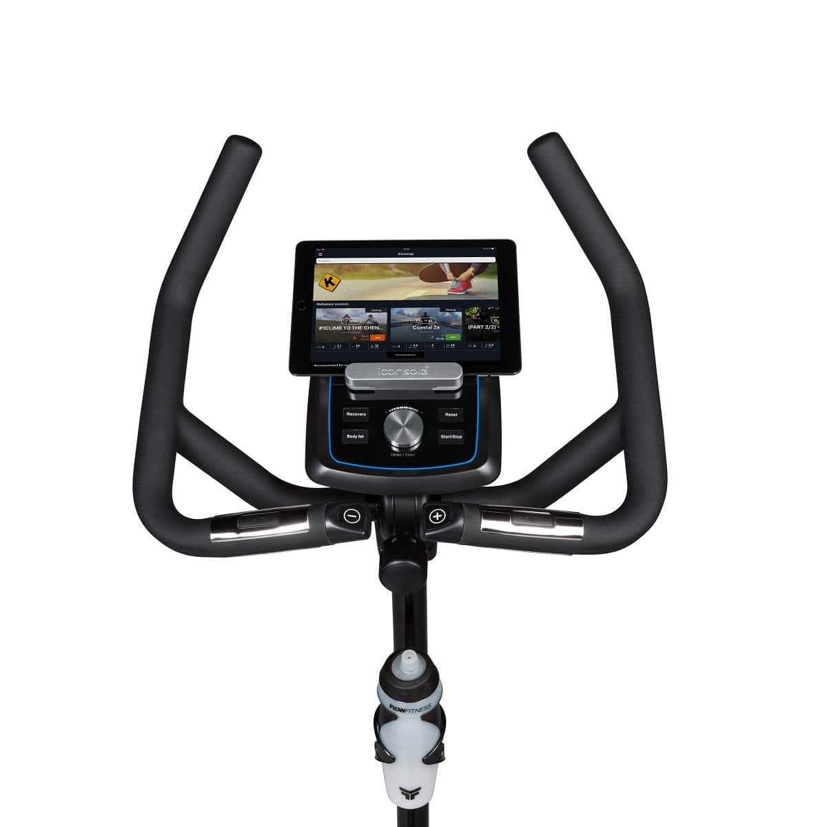 Flow Fitness B2i computer with ipad - Kinomap