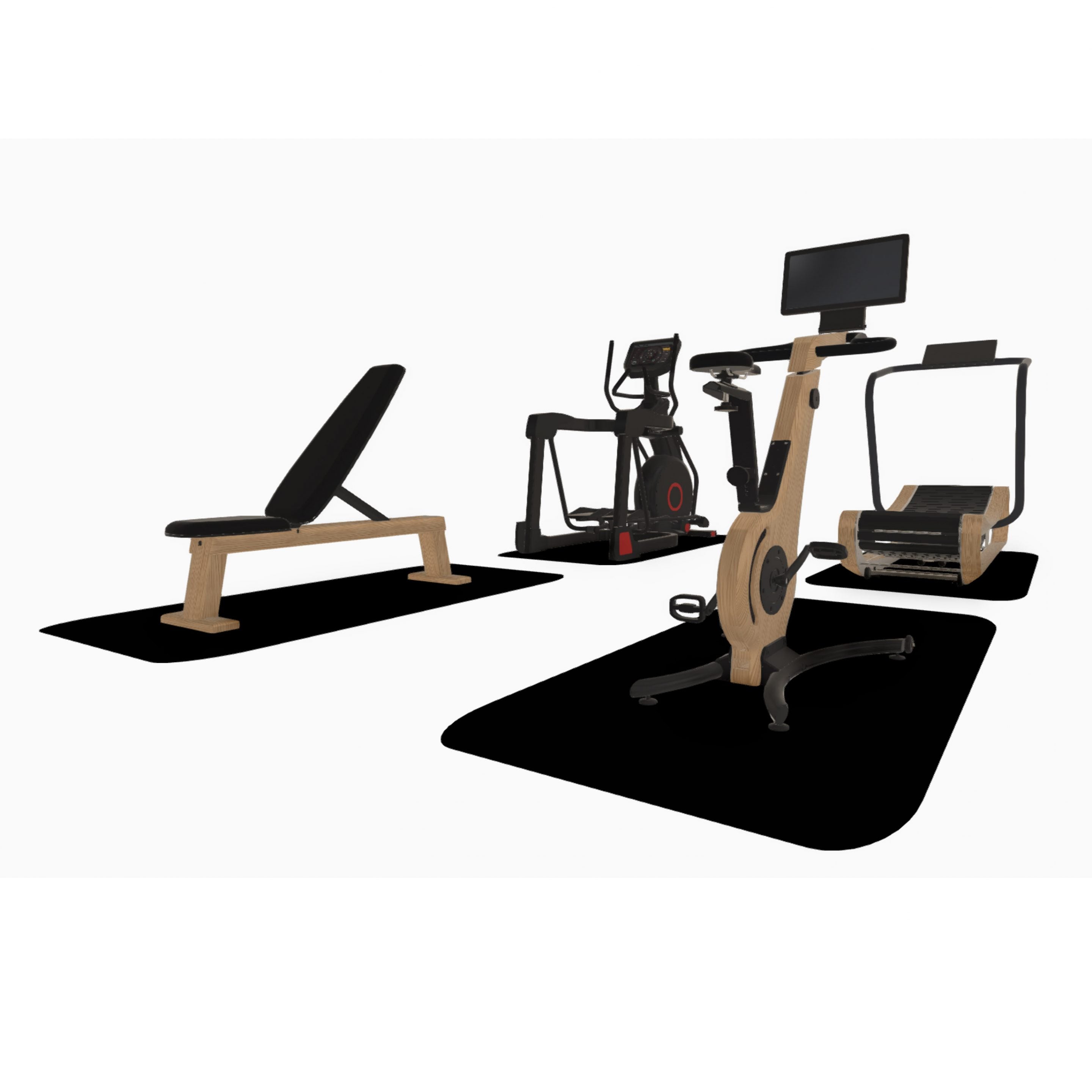 Instafloor fitness equipment isolation mat