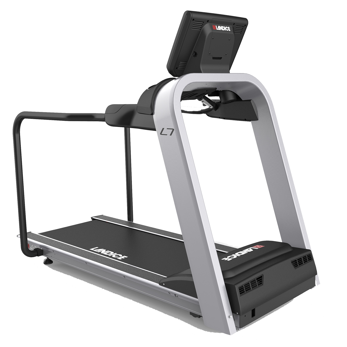 Landice L7 Rehab treadmill side view no model