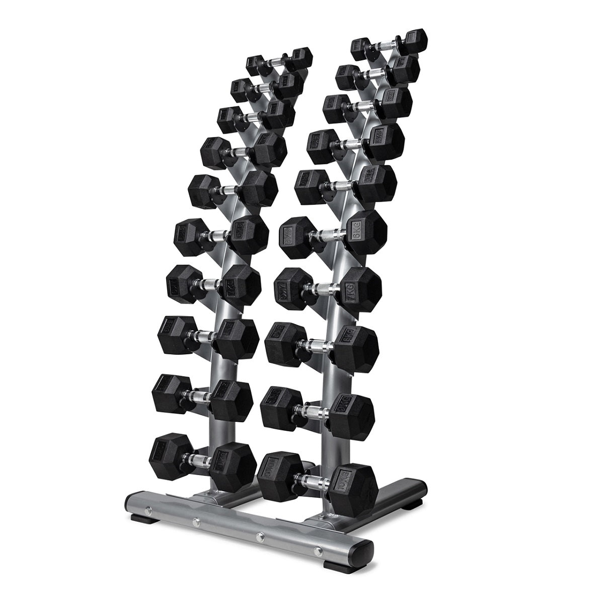 VirtuFit Deluxe Vertical Dumbbell Rack
