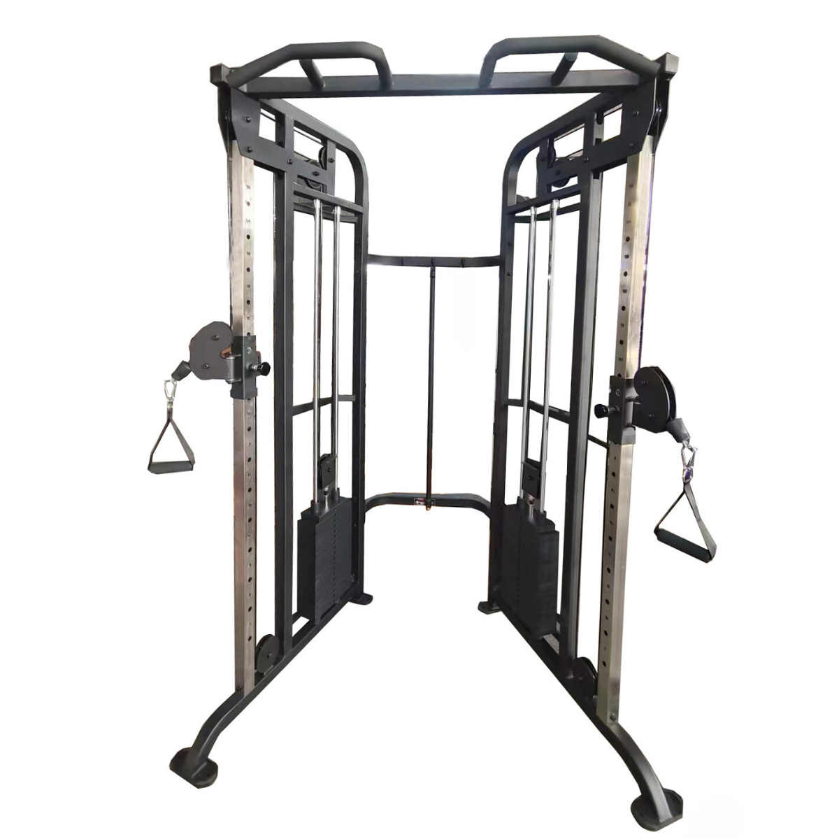Functional trainer dual adjustable pulley sale