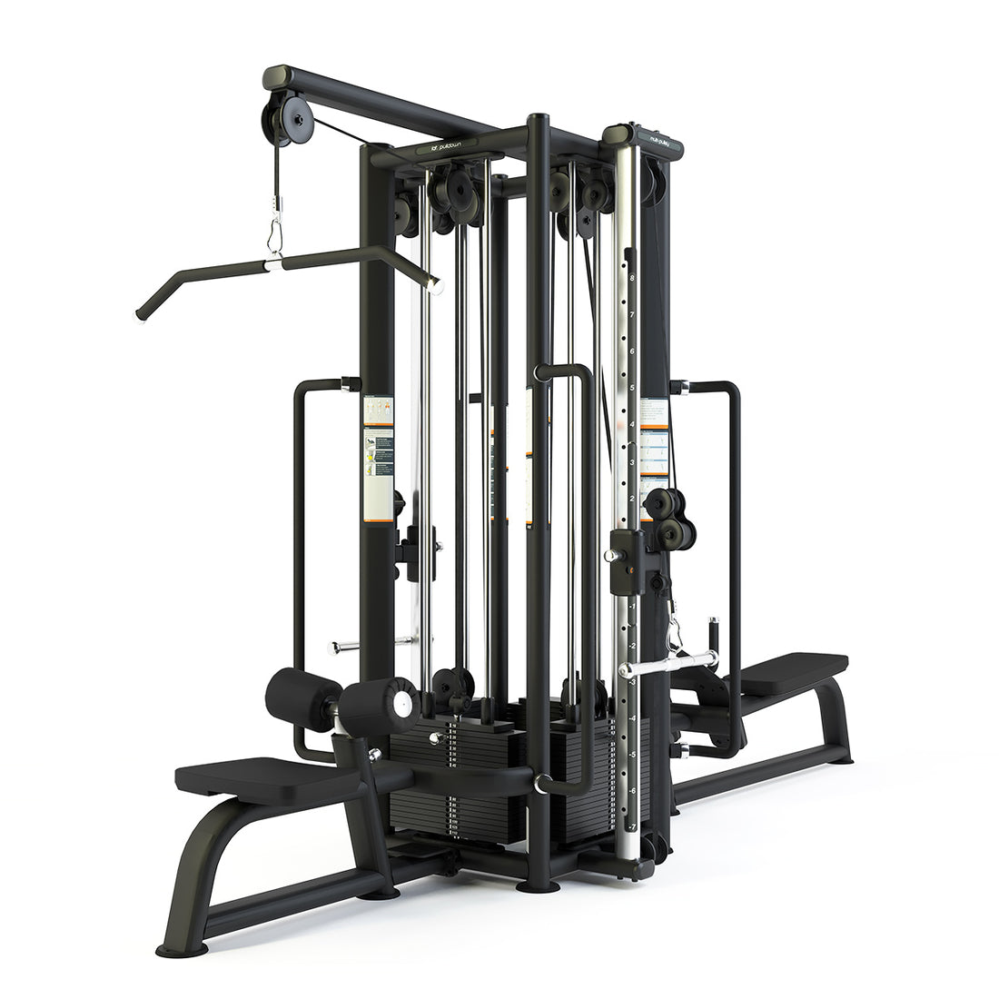Multi Gym Spring Pulse Fitness Four Station Commercial Multi Gym - UK Fitness Equipment