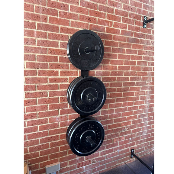 Wall Weight Rack System Endura Fitness Olympic Wall Mounted Weight Plate Rack - UK Fitness ...