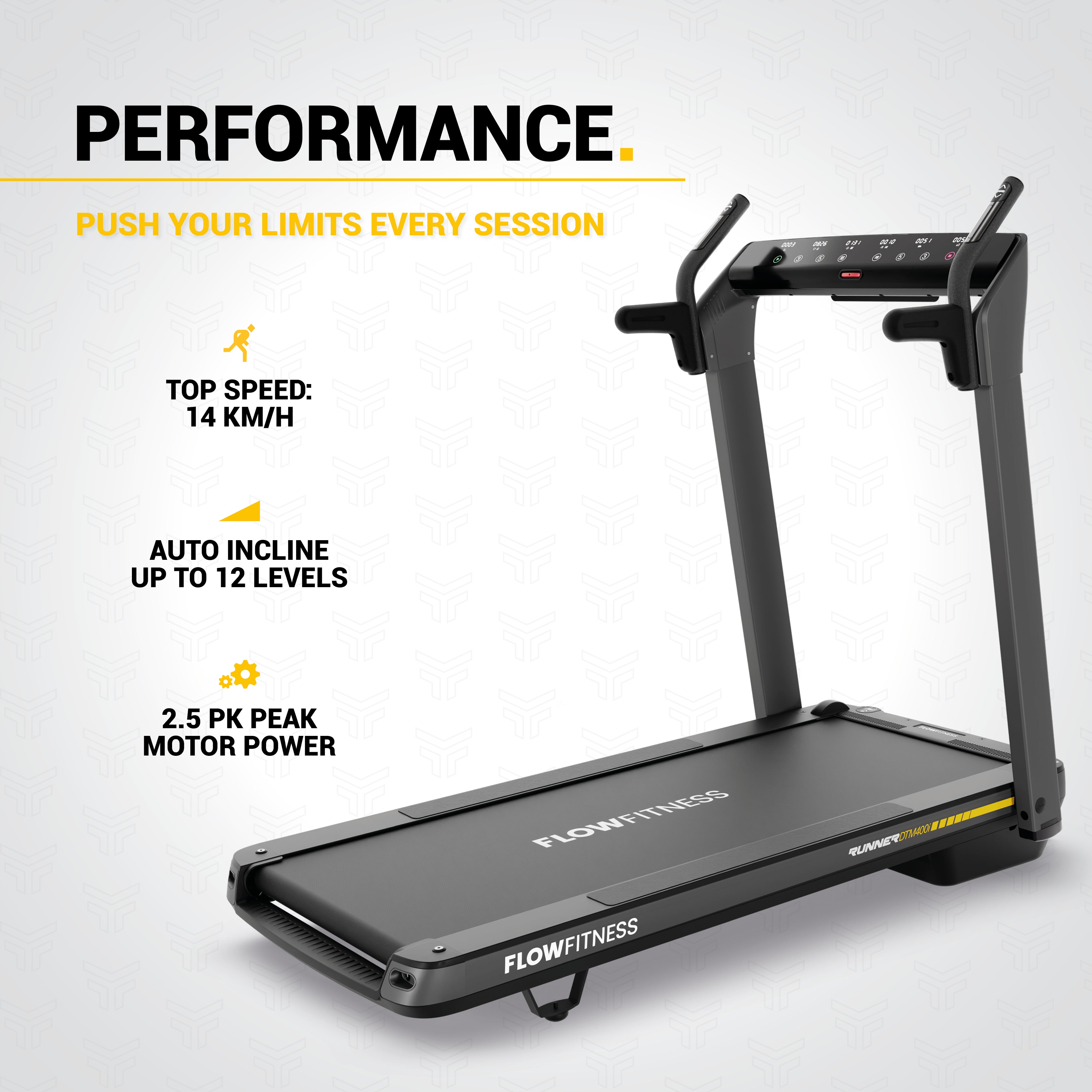 Flow Fitness RUNNER DTM400i Treadmill