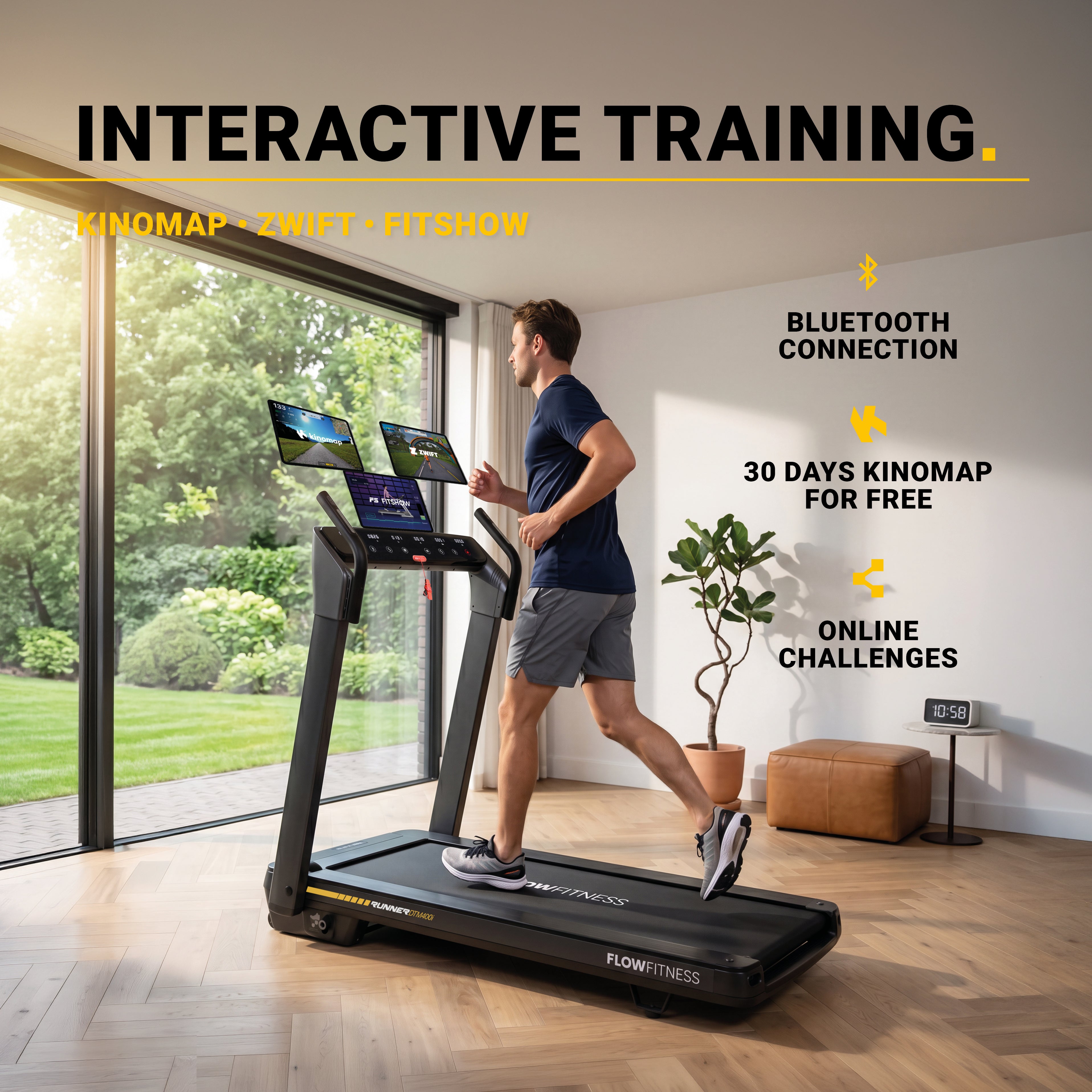 Flow Fitness RUNNER DTM400i Treadmill