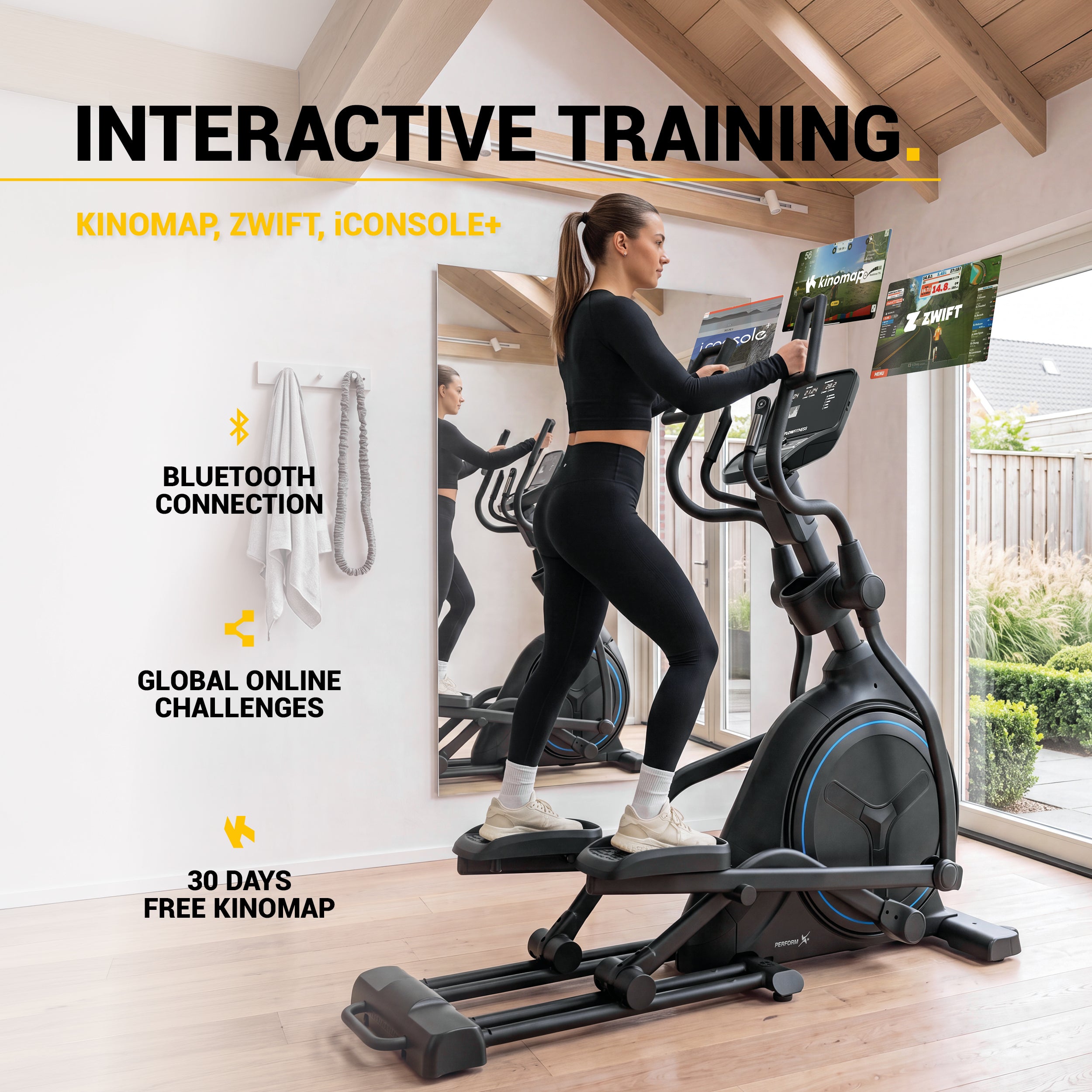 Flow Fitness PERFORM X5i Commercial Front Cross-Trainer