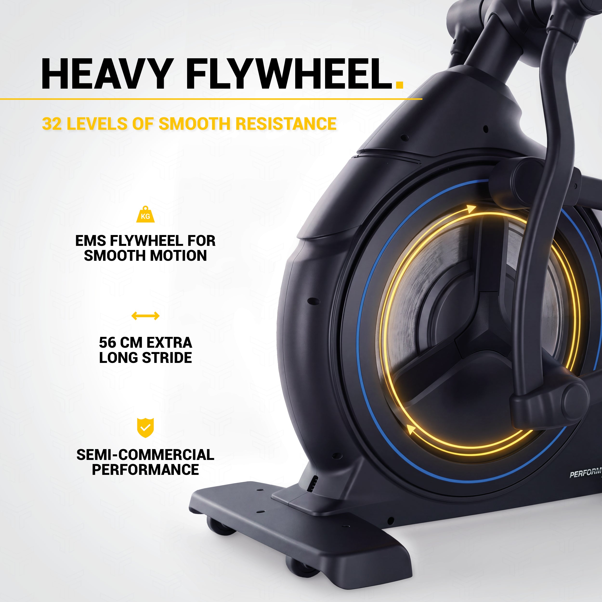 Flow Fitness PERFORM X5i Commercial Front Cross-Trainer