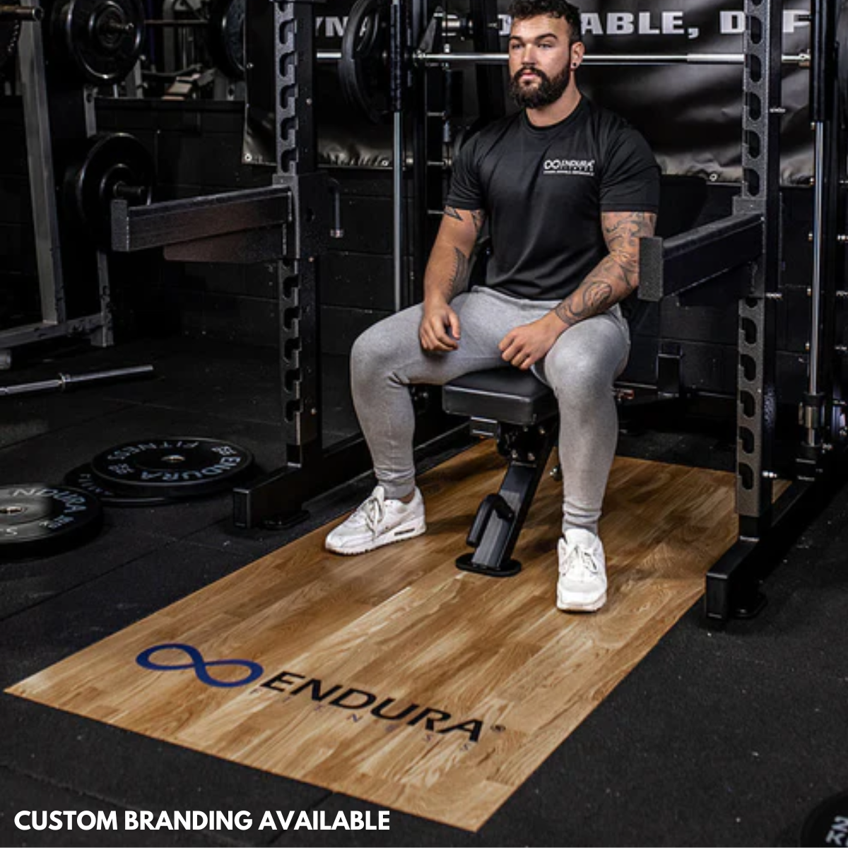 Solid Oak Weightlifting Insert