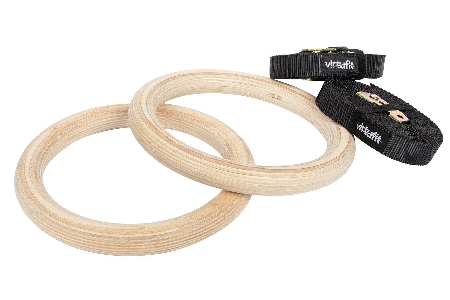 VirtuFit Wooden Gym Rings