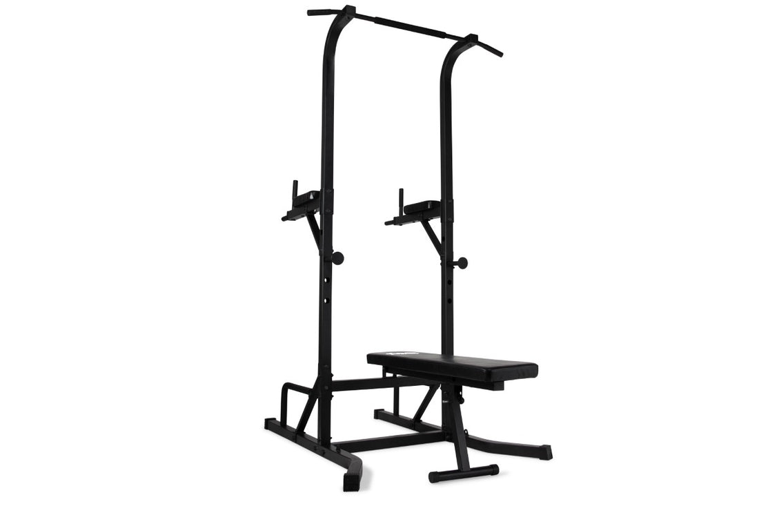 Virtufit Power Tower & Bench Strength Tower Pull Up Station UK