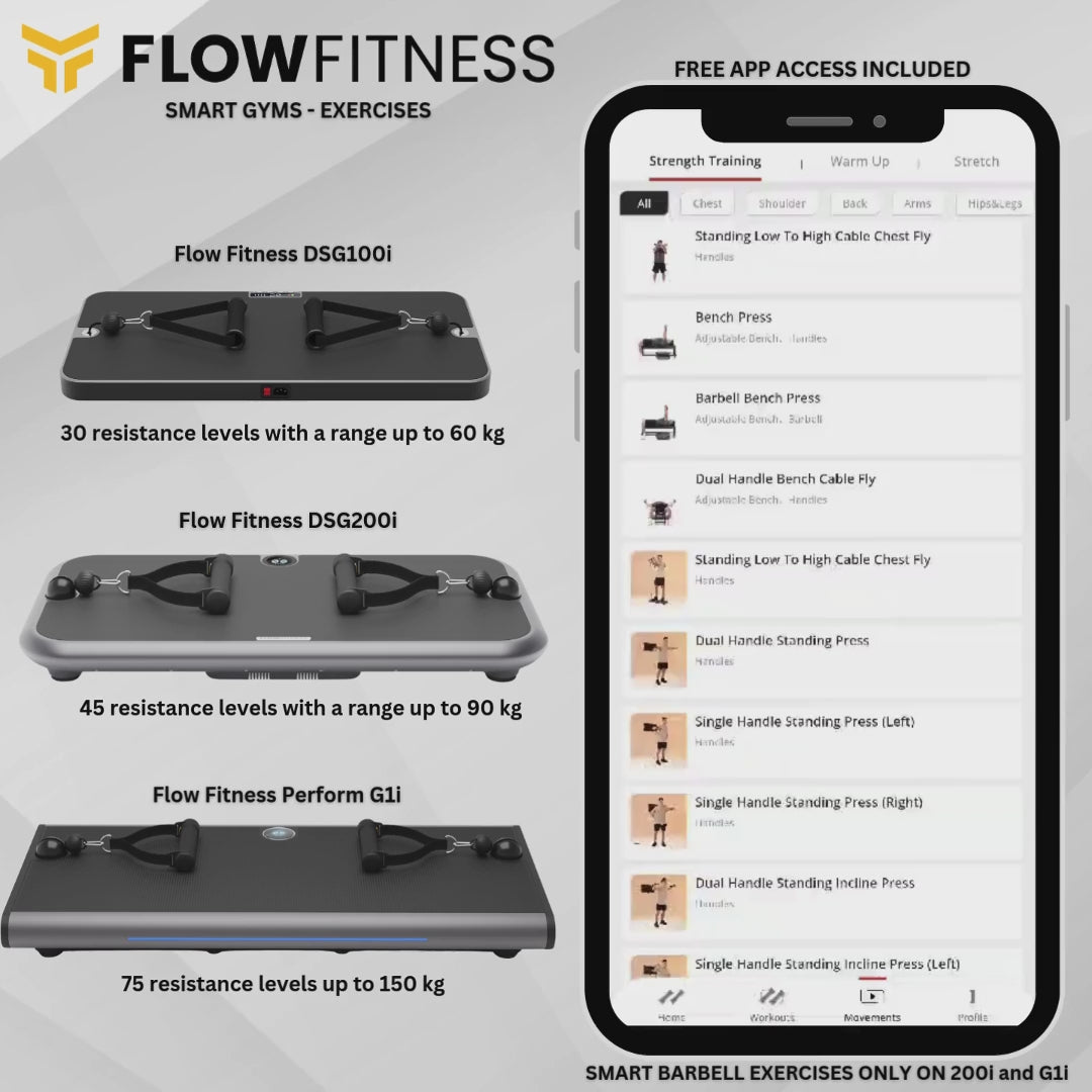 Flow Fitness DSG200i - Smart Home Gym