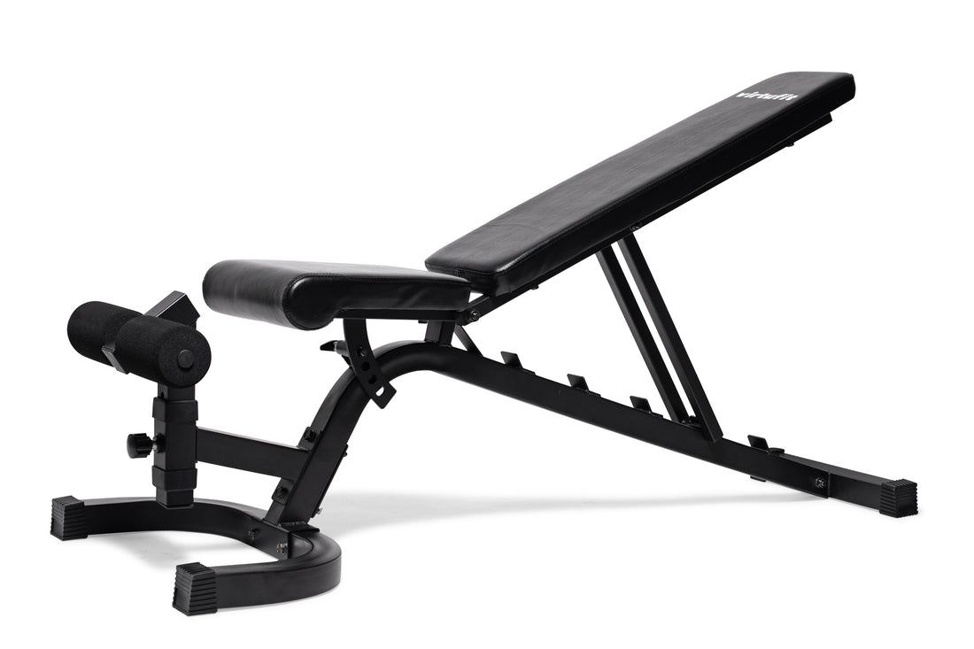 VirtuFit Adjustable Weight Bench Pro | Leg Hold Down | Commercial Grade ...