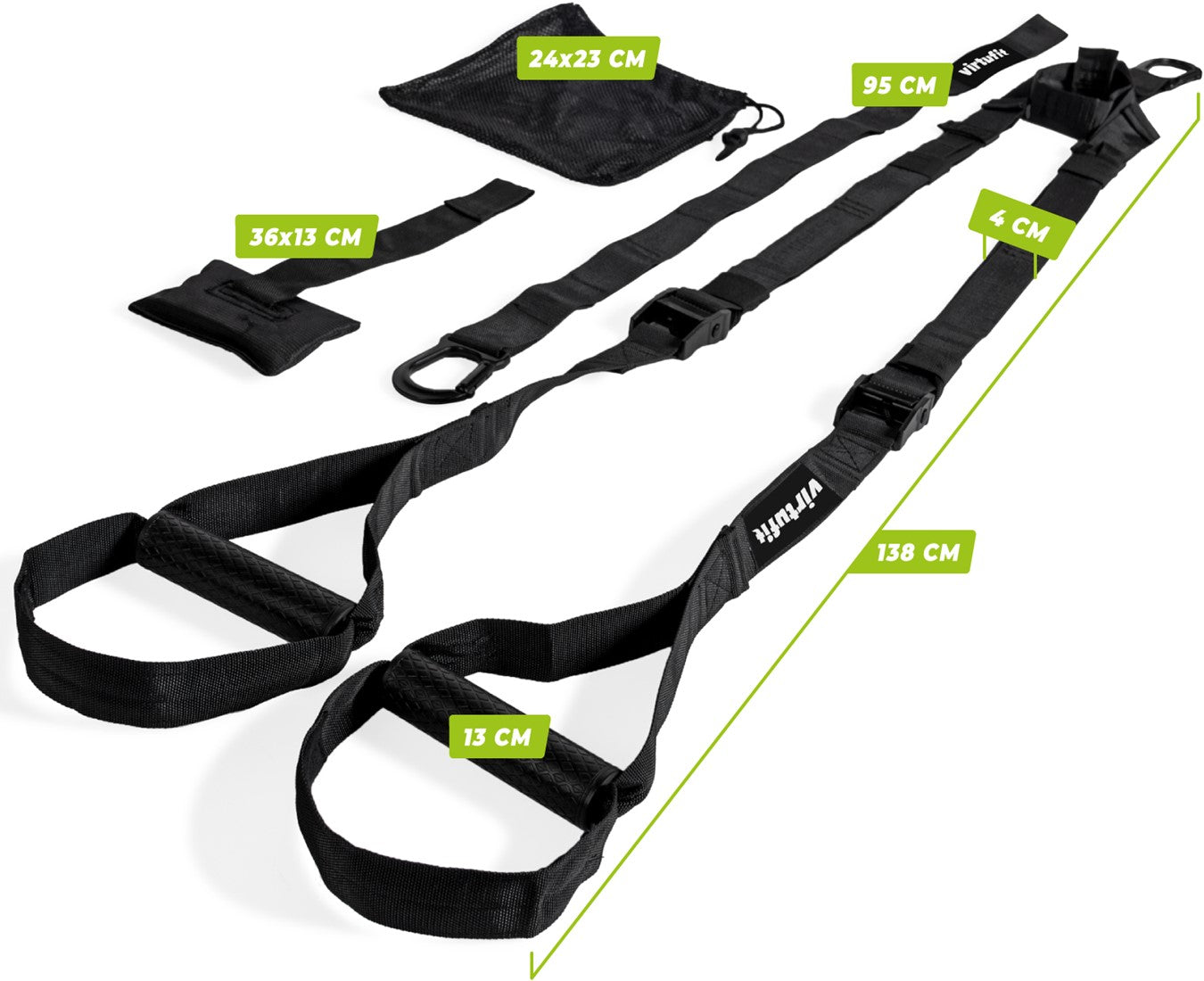 VirtuFit Suspension Trainer Pro with Storage Bag