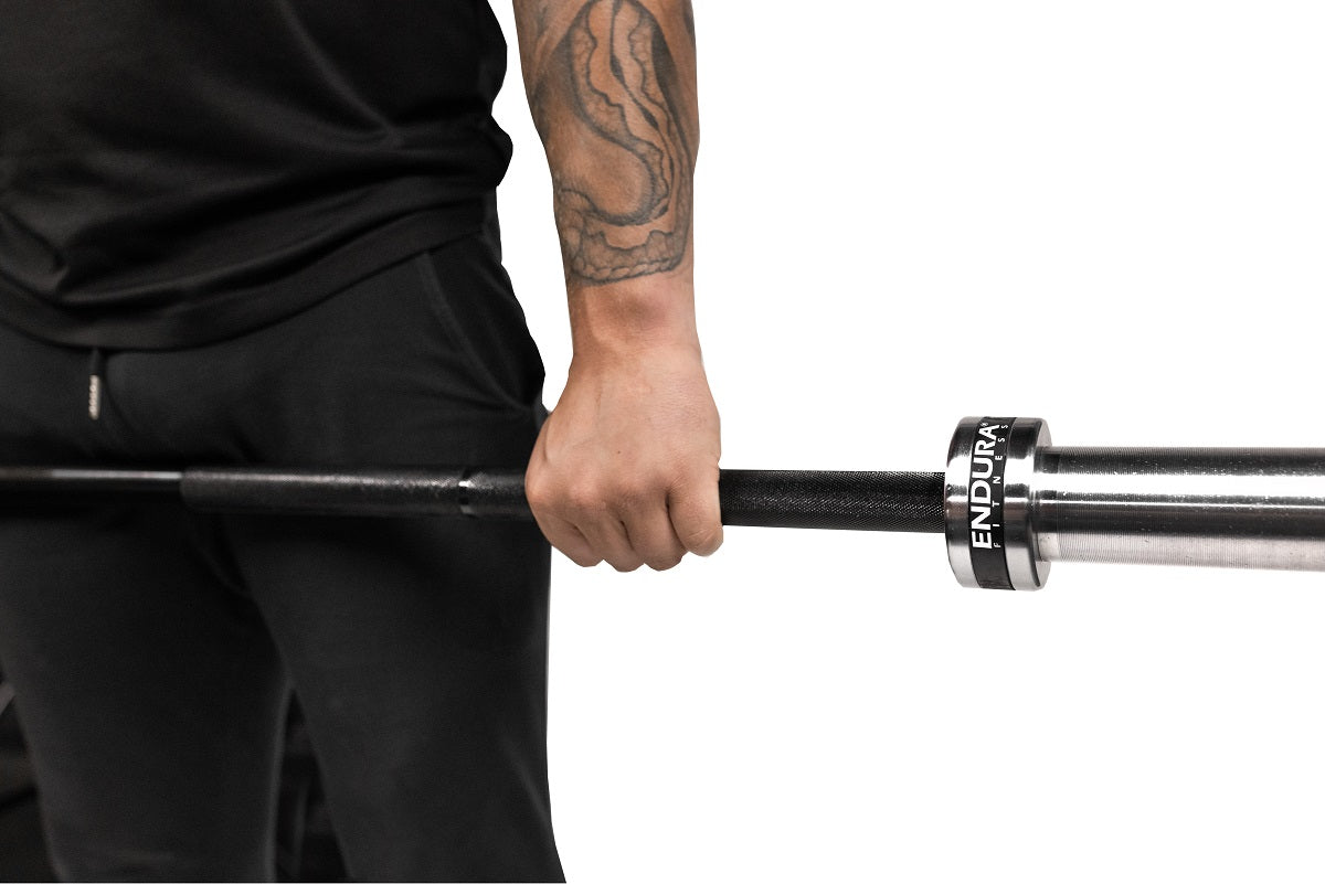 Endura-Fitness-Elite-Infinity-Needle-Bearing-Barbell-grip-close-up
