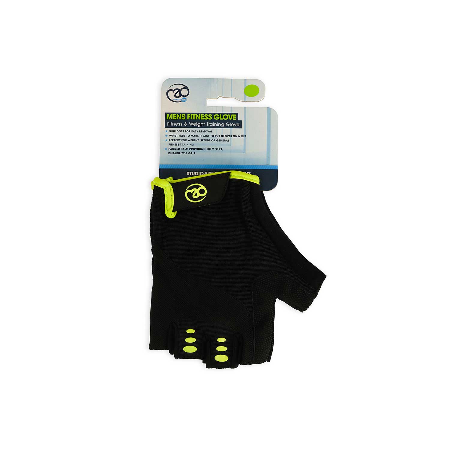 Fitness Mad Mens Fitness Gloves packaging