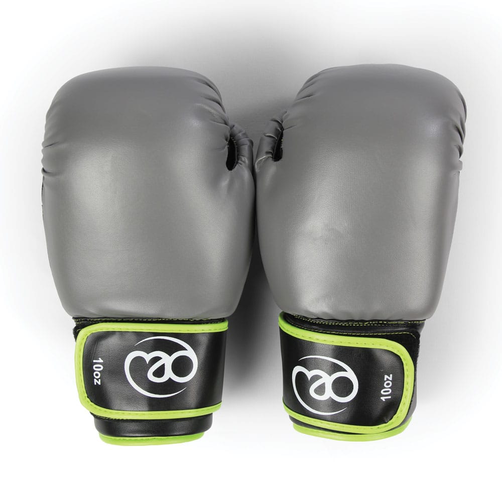 Fitness Mad Sparring Gloves 12oz - Green.Grey both top