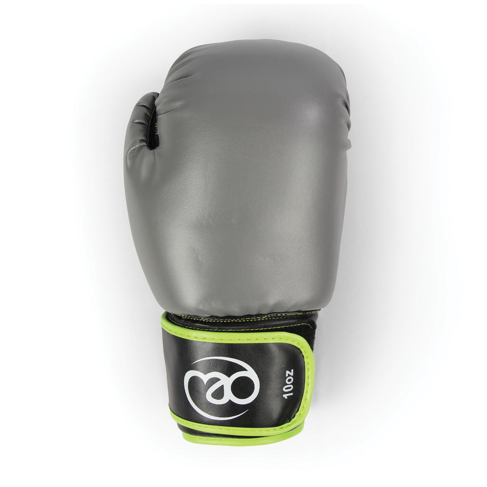 Fitness Mad Sparring Gloves 12oz - Green.Grey single top