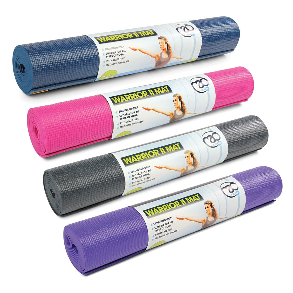 Fitness Mad Warrior Yoga Mat II 4mm - Yoga Mats - - UK Fitness