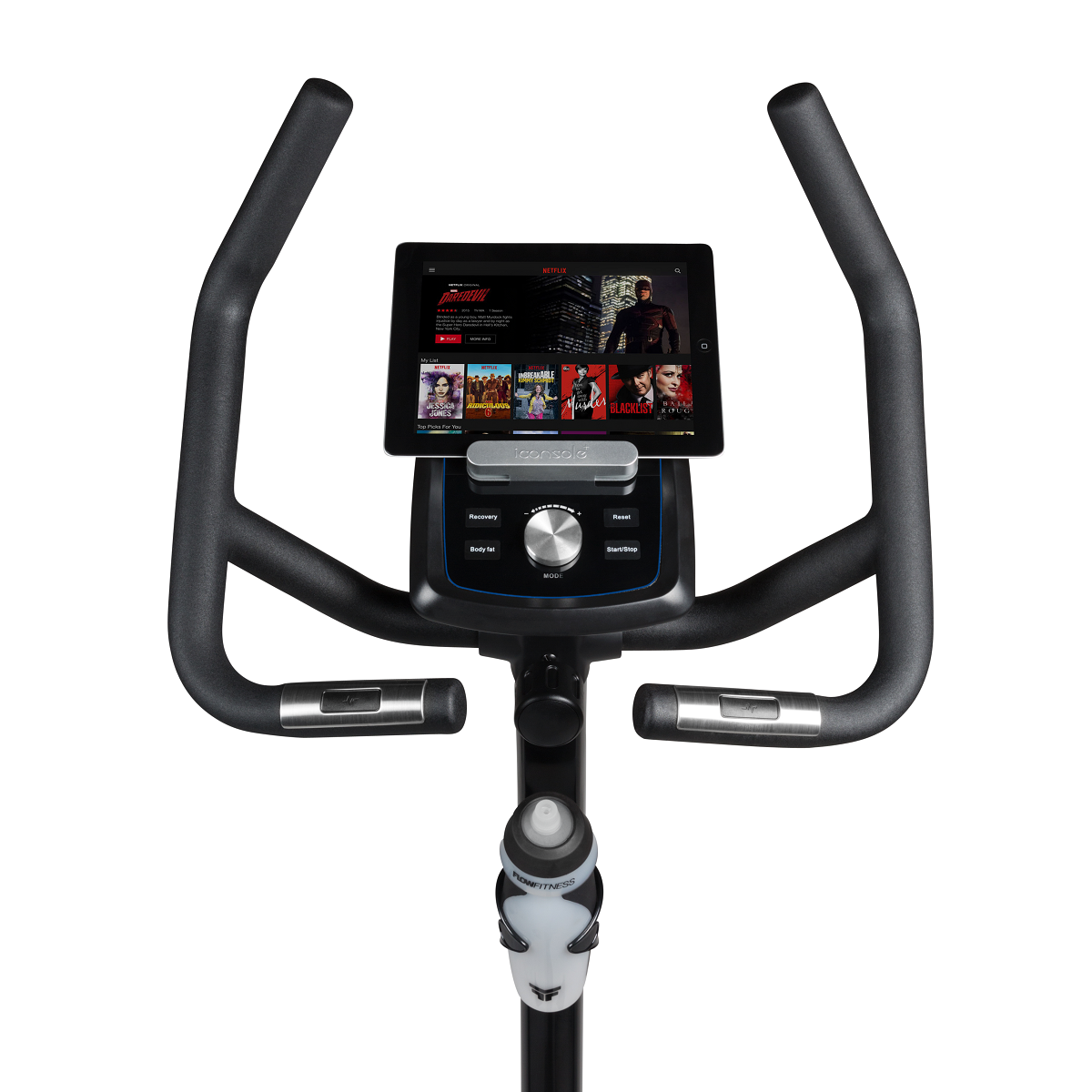 Flow Fitness Perform B3i computer with tablet 1 - Netflix