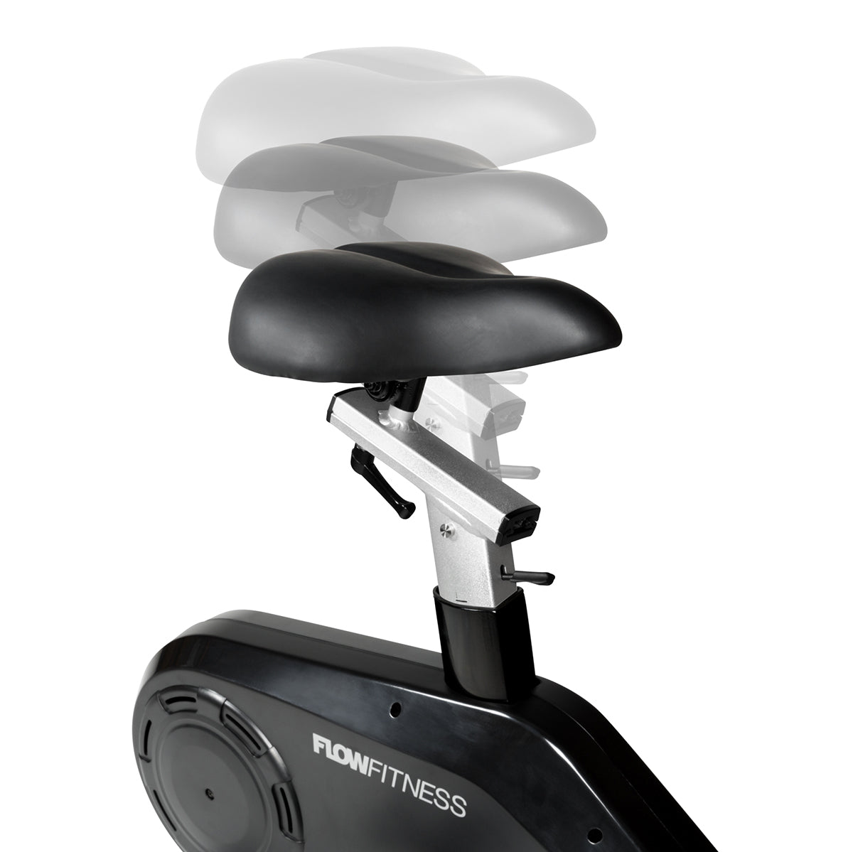 Flow Fitness Perform B3i seat vertical adjustment