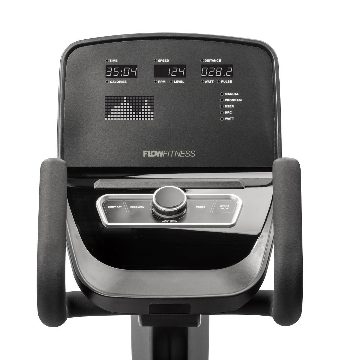 Flow Fitness RB5i display