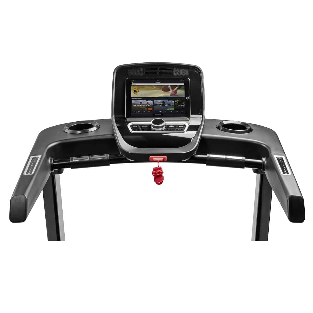 Flow Fitness T2i computer with ipad