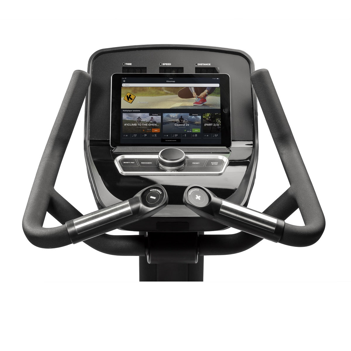 Flow Fitness UB5i computer with ipad