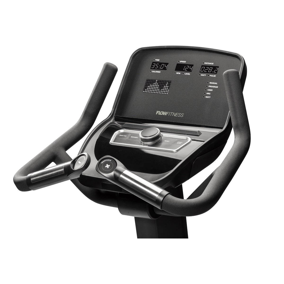Flow Fitness UB5i display side