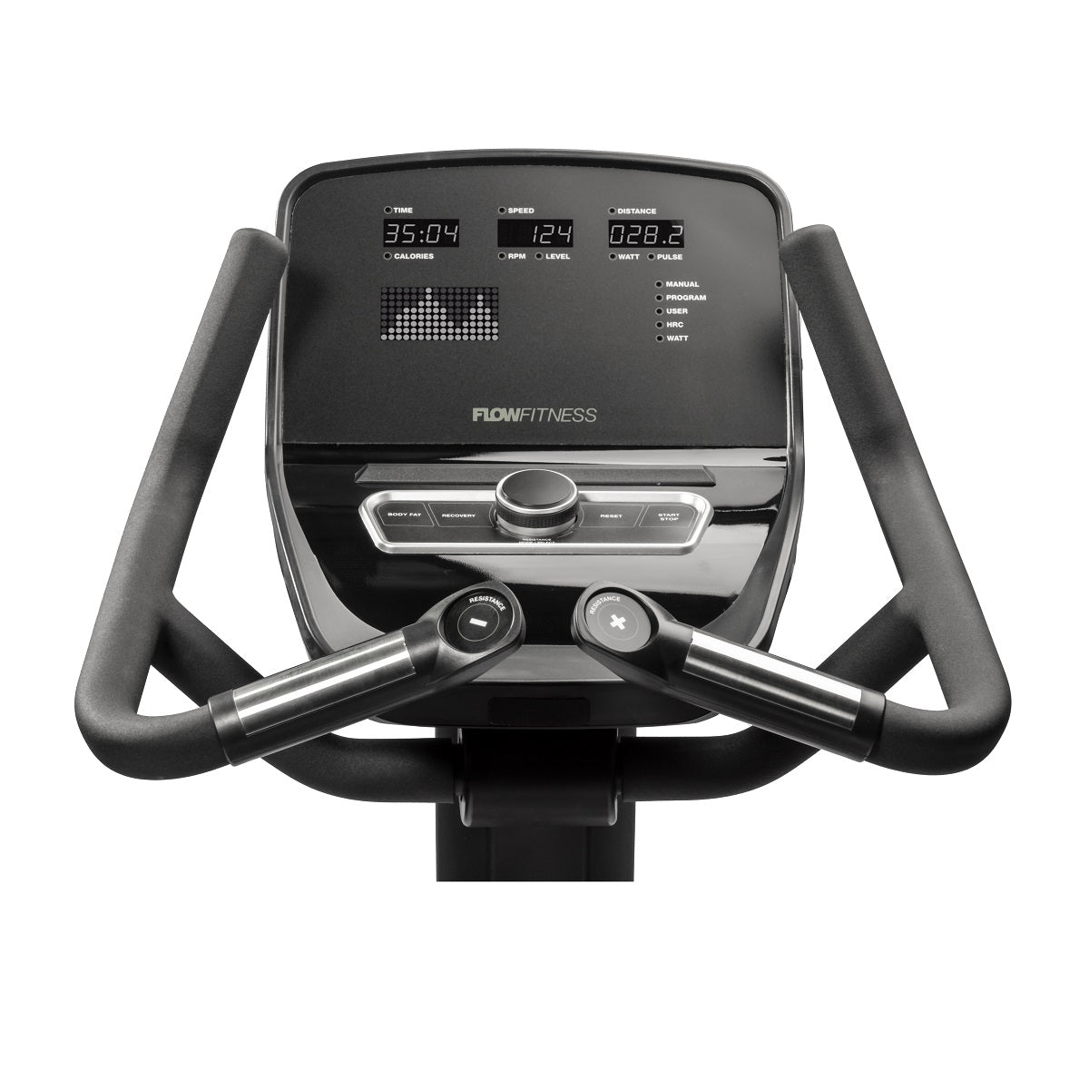 Flow Fitness UB5i display