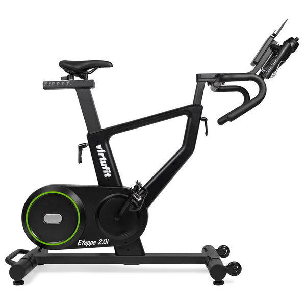 Zwift on top a spin bike