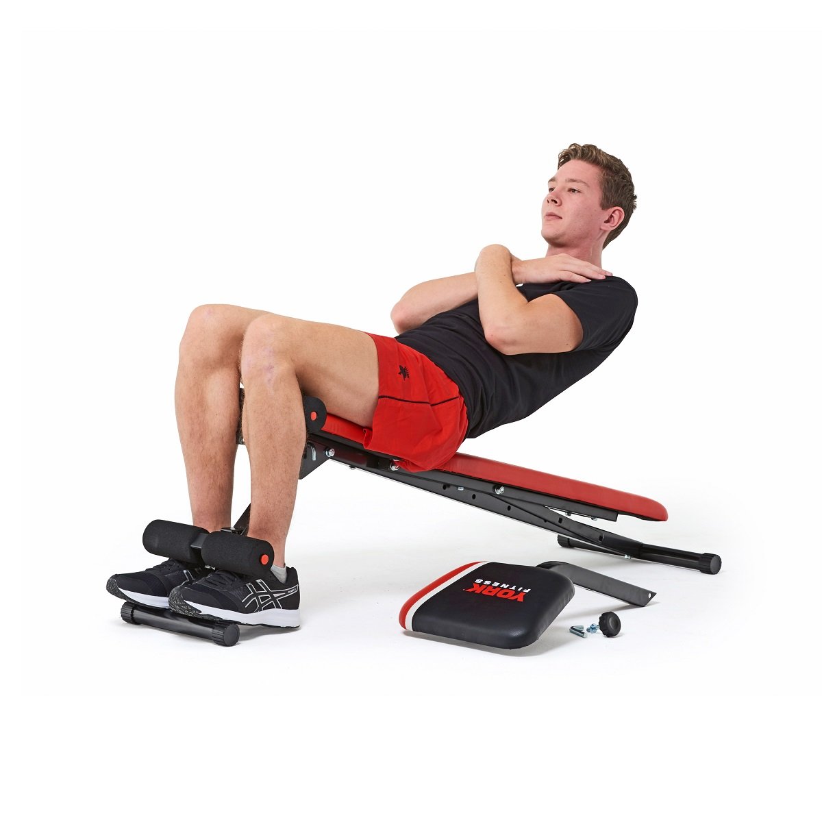 York Warrior 2 in 1 Dumbbell Ab Bench